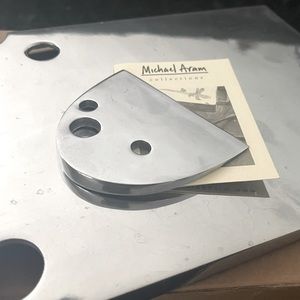 MICHAEL ARAM Swiss Cheese Board with Knife